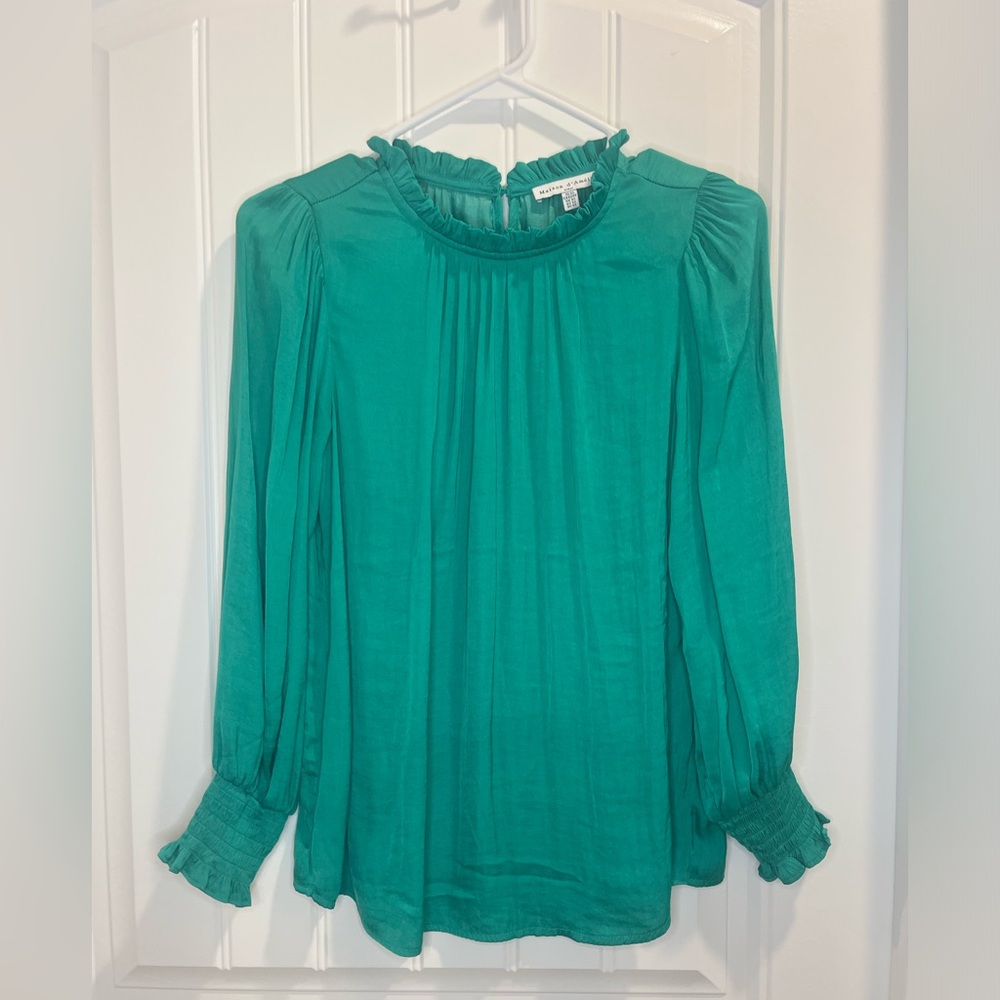 Maison d’ Amelie Blouse Green Size XS